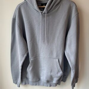 H&M Classic Light Blue Hoodie for Men